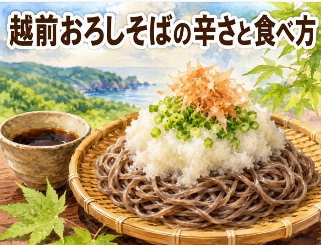 越前おろしそばが辛い理由は大根おろしの辛味にあり!福井の特徴と正しい食べ方