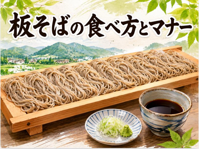 板そば 食べ方のマナーを山形の農家が伝授！本当の盛り付けと蕎麦の味わい方
