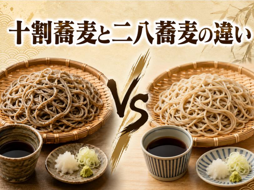 十割蕎麦がまずい理由は食感と風味？そば粉多いと二八蕎麦の違いを検証