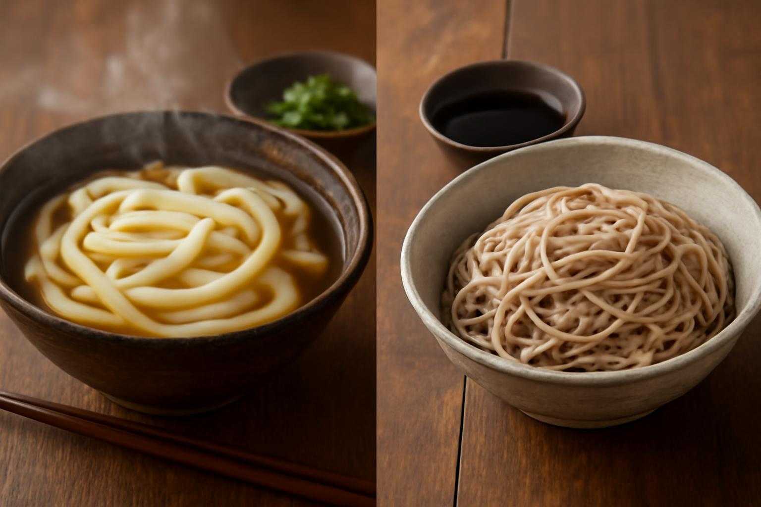 山梨の吉田のうどんとそば、どちらが本当に美味しい?地元民が徹底比較