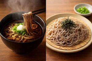 温かいそば vs 冷たいそば、本当に美味しいのはどっち?徹底比較