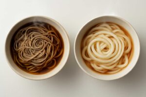 そば vs うどん、塩分量の違いを徹底比較！健康的な選択肢は？
