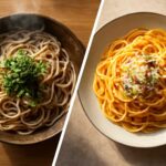 そば VS パスタ、栄養価の徹底比較！健康的な選択はどっち？