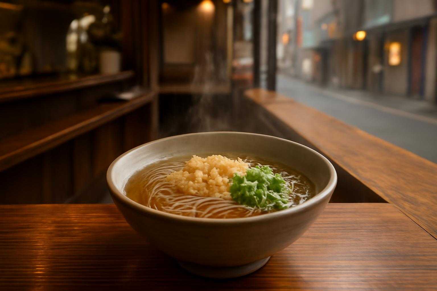 ドランク塚地のふらっと立ち食いそばで話題！西新橋の元祖冷かけを味わう魅力とは？