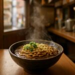 ドランク塚地のふらっと立ち食いそば、高島平で味わう「あえそば」の魅力とは？話題の一杯を実食レビュー